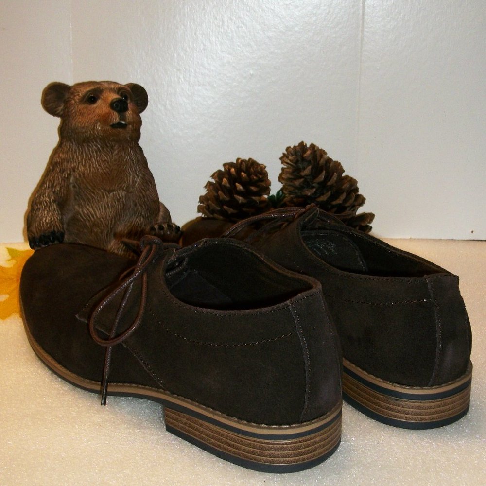 J75 JUMP 8.5 Mens Brown Suede Oxfords Shoes NWT "Marconi" - Picture 7 of 10